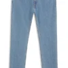 Blaue Slim-Fit-Jeans aus Stretch-Denim