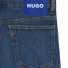 Blaue Slim-Fit-Jeans aus Stretch-Denim