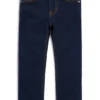 Blaue Slim-Fit-Jeans für Kinder aus gestricktem Denim