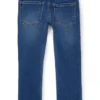 Blaue Slim-Fit-Jeans für Kinder aus gestricktem Denim