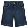 Blaue Stretch-Jeans-Shorts für Kinder