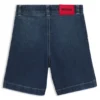 Blaue Stretch-Jeans-Shorts für Kinder