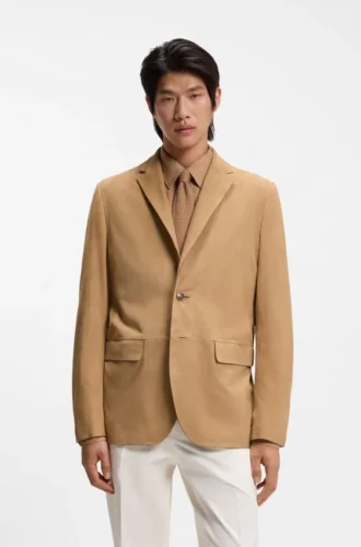 Blazer aus Wildleder mit AMF-Naht