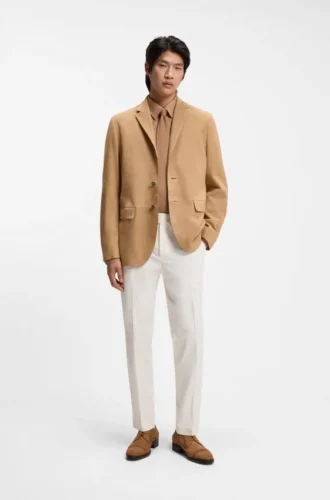 Blazer aus Wildleder mit AMF-Naht