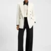 Blazer in lockerer Passform aus Stretch-Twill
