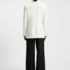 Blazer in lockerer Passform aus Stretch-Twill