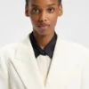 Blazer in lockerer Passform aus Stretch-Twill