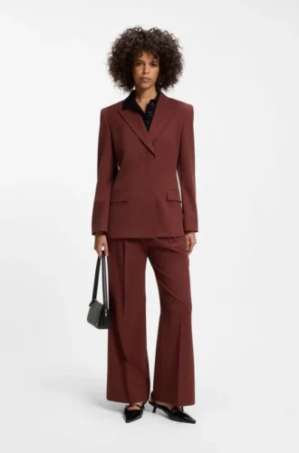 Blazer in lockerer Passform aus Stretchstoff