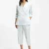 Blazer in lockerer Passform aus weichem Satin