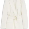 Blazer in lockerer Passform mit D-Ring-Gürtel