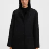 Blazer in Oversize-Passform aus Samt-Tweed