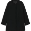 Blazer in Oversize-Passform aus Samt-Tweed