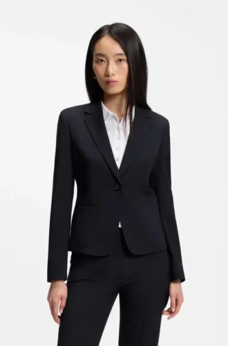 Blazer in Regular-Fit aus italienischer Schurwolle