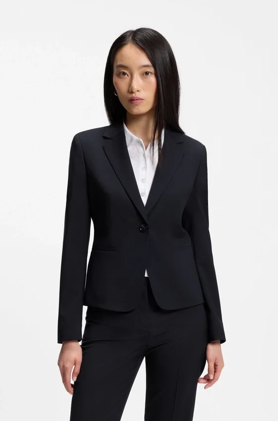 Blazer in Regular-Fit aus italienischer Schurwolle Blazer in Regular-Fit aus italienischer Schurwolle