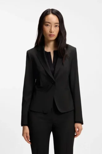 Blazer in Regular-Fit aus italienischer Schurwolle