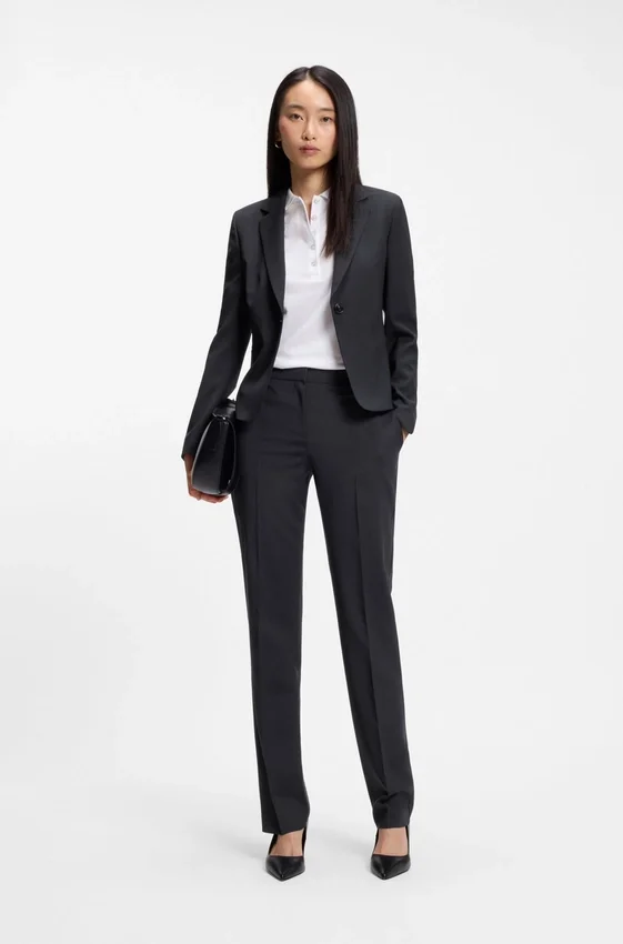 Blazer in Regular-Fit aus italienischer Schurwolle Blazer in Regular-Fit aus italienischer Schurwolle