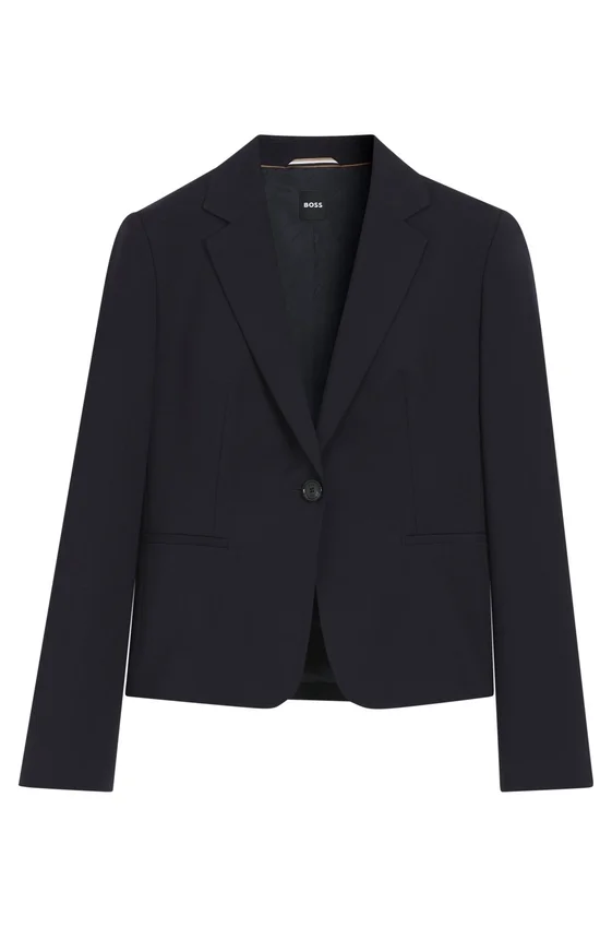 Blazer in Regular-Fit aus italienischer Schurwolle Blazer in Regular-Fit aus italienischer Schurwolle