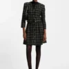 Blazer in Regular-Fit aus kariertem Bouclé Blazer in Regular-Fit aus kariertem Bouclé