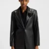 Blazer in Regular-Fit aus Kunstleder Blazer in Regular-Fit aus Kunstleder