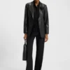 Blazer in Regular-Fit aus Kunstleder Blazer in Regular-Fit aus Kunstleder