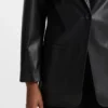Blazer in Regular-Fit aus Kunstleder Blazer in Regular-Fit aus Kunstleder