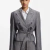 Blazer in Regular-Fit aus meliertem Denim Blazer in Regular-Fit aus meliertem Denim