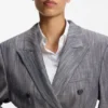 Blazer in Regular-Fit aus meliertem Denim Blazer in Regular-Fit aus meliertem Denim
