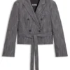 Blazer in Regular-Fit aus meliertem Denim Blazer in Regular-Fit aus meliertem Denim