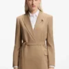 Blazer in Regular-Fit aus meliertem Stretchstoff Blazer in Regular-Fit aus meliertem Stretchstoff