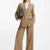 Blazer in Regular-Fit aus meliertem Stretchstoff Blazer in Regular-Fit aus meliertem Stretchstoff
