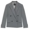 Blazer in Regular-Fit aus melierter Schurwolle Blazer in Regular-Fit aus melierter Schurwolle