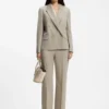 Blazer in Regular-Fit aus melierter Schurwolle Blazer in Regular-Fit aus melierter Schurwolle