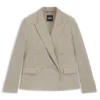 Blazer in Regular-Fit aus melierter Schurwolle Blazer in Regular-Fit aus melierter Schurwolle
