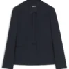 Blazer in Regular-Fit aus Performance-Stretch-Jersey