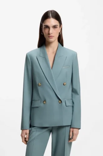 Blazer in Regular-Fit aus Schurwolle