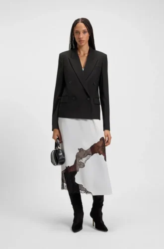 Blazer in Regular-Fit aus Schurwolle