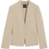 Blazer in Regular-Fit aus Stretch-Jersey