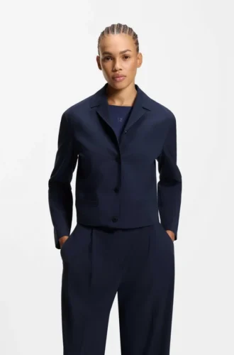 Blazer in Regular-Fit aus Stretch-Stoff