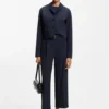 Blazer in Regular-Fit aus Stretch-Stoff