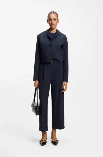 Blazer in Regular-Fit aus Stretch-Stoff