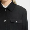 Blazer in Regular-Fit aus weichem Bouclé