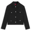 Blazer in Regular-Fit aus weichem Bouclé