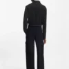 Blazer in Regular-Fit aus weichem Crêpe