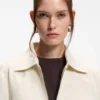 Blazer in Regular-Fit aus weichem Crêpe