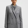 Blazer in Regular-Fit aus weichem Flanell