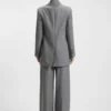 Blazer in Regular-Fit aus weichem Flanell