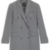 Blazer in Regular-Fit aus weichem Flanell
