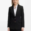 Blazer in Regular-Fit mit goldfarbenen Knöpfen