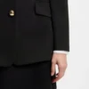 Blazer in Regular-Fit mit goldfarbenen Knöpfen
