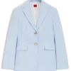 Blazer in Regular-Fit mit goldfarbenen Knöpfen